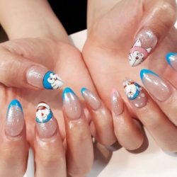 Doraemon nails