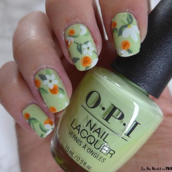 orange blossom nails