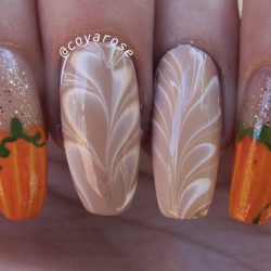 pumpkin pie nails