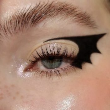 Bat makeup eyes