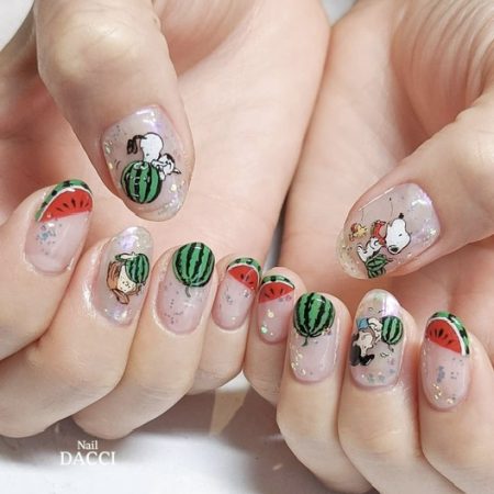 Watermelon Peanut Snoopy